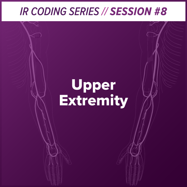 2021 Upper Extremity Interventional Radiology Coding